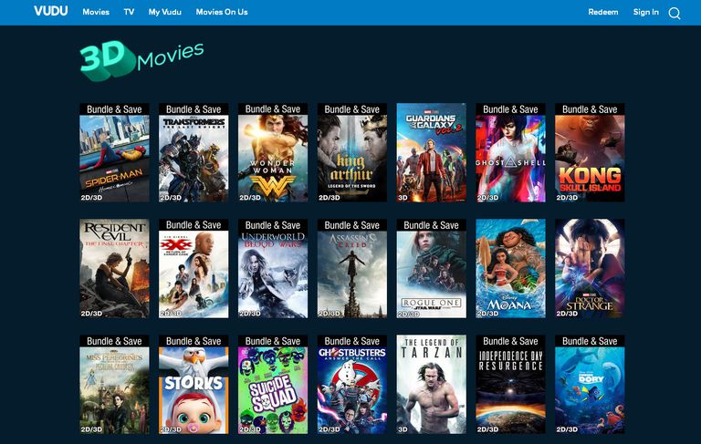 3d movies online streaming